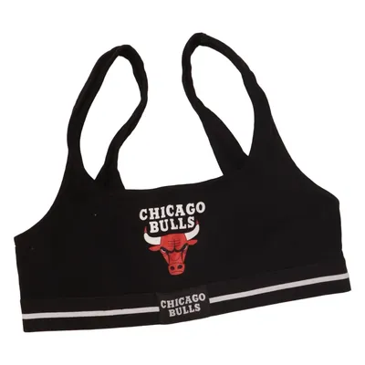 Sports bra (Black) from Chicago Bulls Cotton, Elastane