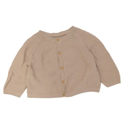 Kofta (Beige) från Uniqlo Baby Akryl, Bomull