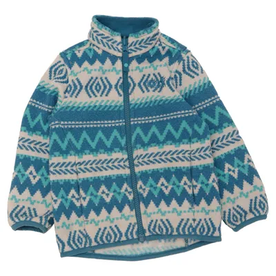 Fleece jas (Blauw, Wit, Meerkleurig) van Jack Wolfskin Polyester