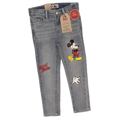 Jeans (Blue, Multicolored) from Levi's x Disney Mickey Mouse Cotton, Elastane, Polyester