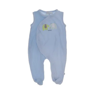 Barboteuse (Bleu, Blanc) de Feetje Coton