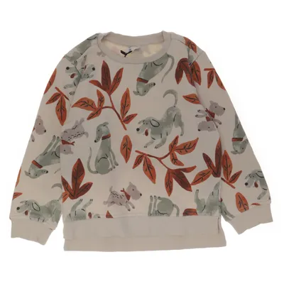 Collegetröja (Beige, Flerfärgad) från Hema Bomull, Polyester