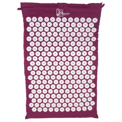 Tapis d'acupression (Violet, Blanc) de Mattibi