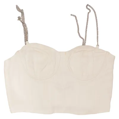 Bustier (White) from Glassons Viscose