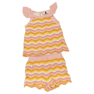 Set (Roze, Geel, Meerkleurig) van Haute Hippie Acryl, Katoen