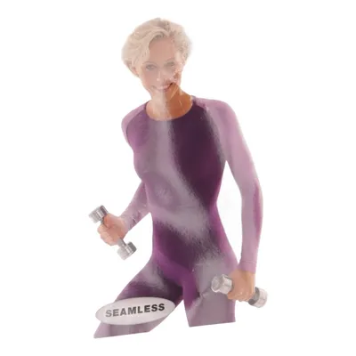 Base layer shirt (Purple) from Shamp Elastane, Polyamide