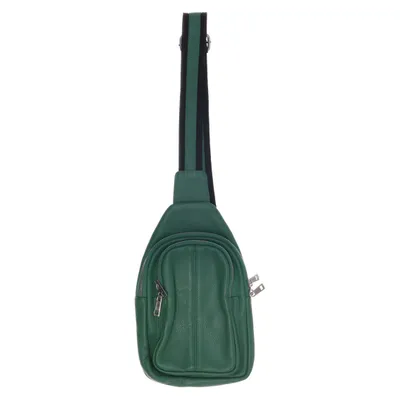 Skuldertaske (Grøn, Sort) fra Made in italy