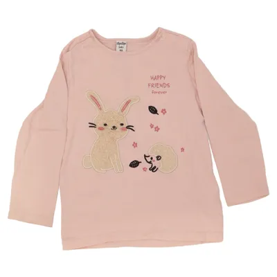 Long sleeve T-shirt (Pink) from Dopo Dopo Baby Cotton