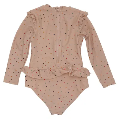 Badedragt (Beige, Flerfarvet) fra Liewood Elastan, Polyamid, Polyester