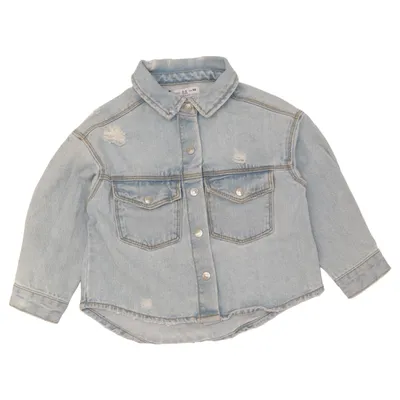 Denim jacket (Blue) from Zara Cotton
