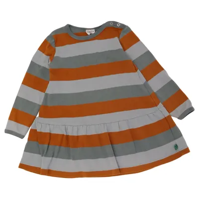 Jurk (Blauw, Oranje, Meerkleurig) van Fred's World by Green Cotton Organisch katoen