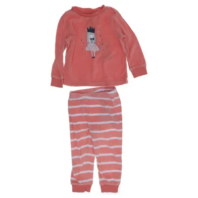 Pyjama (Roze, Wit) van Pocopiano Katoen, Polyester