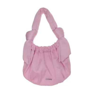 Handväska (Rosa) från Ganni Ekologisk bomull, Återvunnen polyester