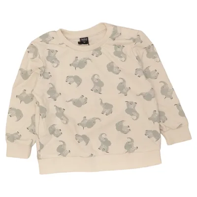 Sweatshirt (White, Gray, Multicolored) from Mini Cotton, Elastane, Polyester