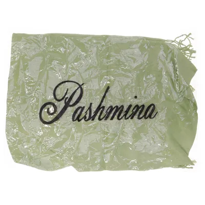 Stoffen (Groen) van Pashmina Kasjmier, Zijde