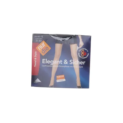 Nylon panty (Zwart) van Nur Die Elastaan, Polyamide