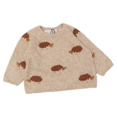 Tröja (Beige, Brun) från Zara Akryl, Bomull