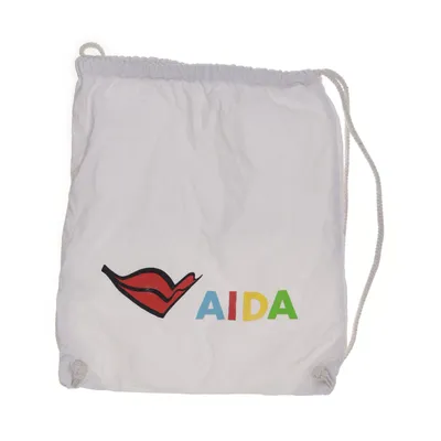 Gympapåse (Vit, Flerfärgad) från Aida Bomull