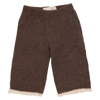 Pants (Brown) from Zara Cotton, Polyamide, Polyester, Viscose, Wool