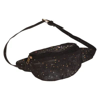 Waist bag (Black, Multicolored) Polyester