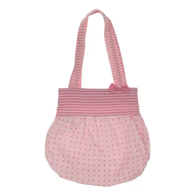 Handväska (Rosa, Vit) från H&M Bomull, Polyester