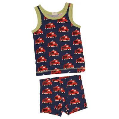 Pajamas (Blue, Red, Multicolored) from Maxomorra Cotton, Elastane