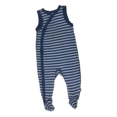 Rompers (Blue, White) from Joha Merino wool, Polyamide
