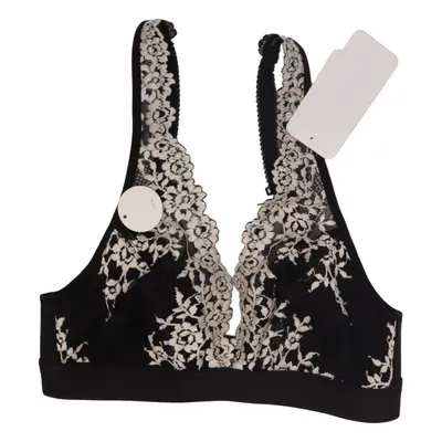 Bralette (Sort, Hvid) fra Wacoal Elastan, Polyamid, Polyester