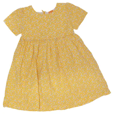 Dress (Yellow, White) from Pusblu Cotton
