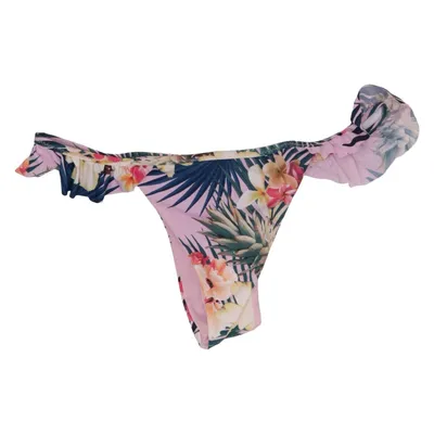 Bikini broekje (Roze, Meerkleurig) van Tezenis Elastaan, Polyester