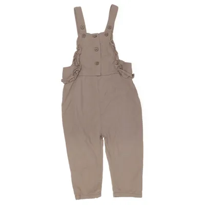 Hängselbyxor (Beige) från Topomini Bomull, Lyocell