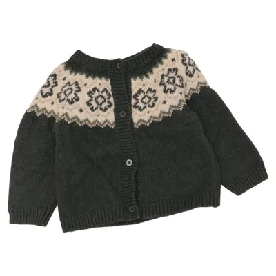 Cardigan (Groen, Wit) van Cyrillus