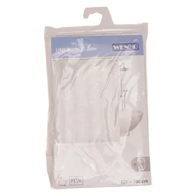 Shower curtain (Uni White) from Wenko