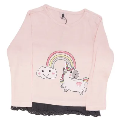 Long sleeve T-shirt (Pink, Multicolored) from Dopo Dopo Baby Cotton, Polyester