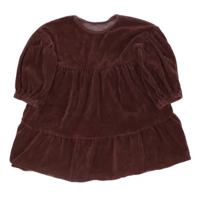 Klänning (Brun) från Huttelihut Bomull, Polyester