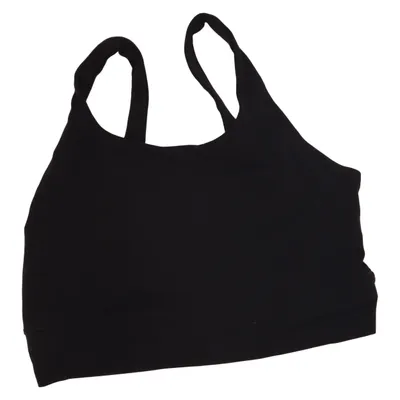 Brassière (Noir) de Nike Yoga Élasthane, Polyamide