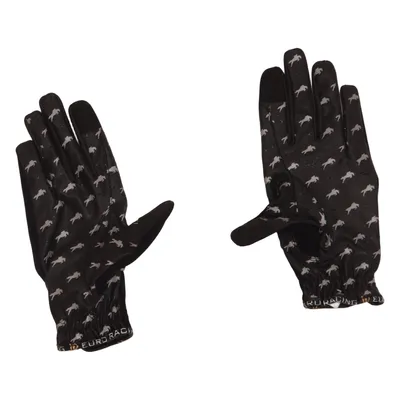 Gants d'équitation (Noir, Gris) de Euro-Star
