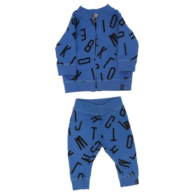 Loungewear (Blue) from Mini Mini Cotton, Polyester