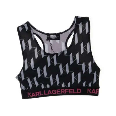 Sport-BH (Svart, Vit, Rosa) från Karl Lagerfeld Kids Elastan, Polyester