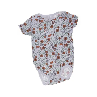 Romper (Wit, Bruin, Groen) van Nijntje Miffy Katoen, Elastaan