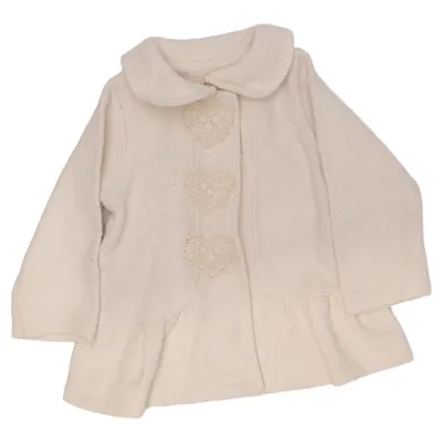 Manteau (Blanc) de Neon Acrylique, Coton, Polyester