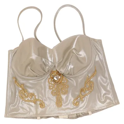 Bustier (Sølv, Guld) fra Escora Elastan, Polyamid