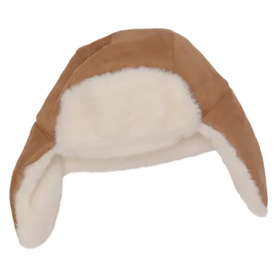 Trapperhat (Brun, Hvid) fra Accessoires Polyester