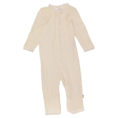 Rompers (Beige) from Joha Merino wool, Silk