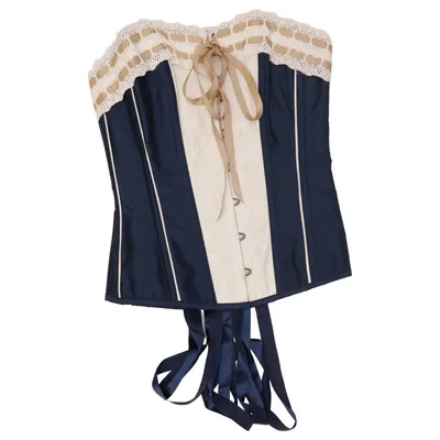 Corset (Blue, Beige, White) from Corset Story Cotton, Polyester