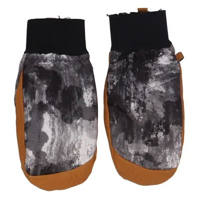 Mittens (Brown, Gray, Multicolored) from Warp Leather, Polyester