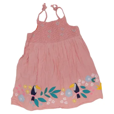 Dress (Pink, Multicolored) from Baby Boden Cotton