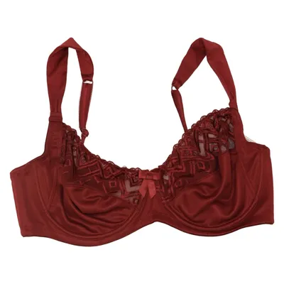Bra (Red) from Sassa Elastane, Polyamide, Polyester