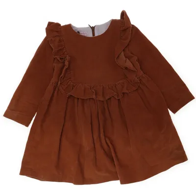 Klänning (Brun) från La Coqueta Bomull