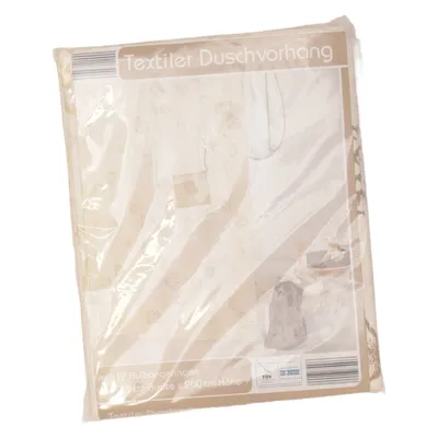 Douchegordijn (Beige) Polyester